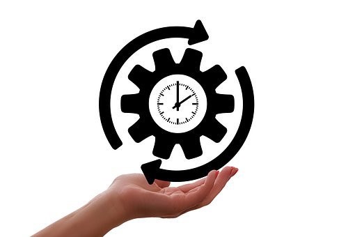 An illustration of a clock for a time management plan